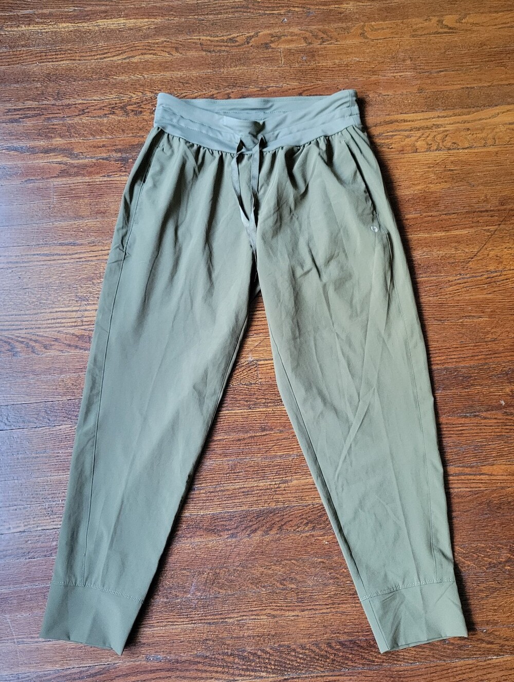 Unipro Women's Track Jogger Pants Olive Green Active, Casual Wear Pockets Size S